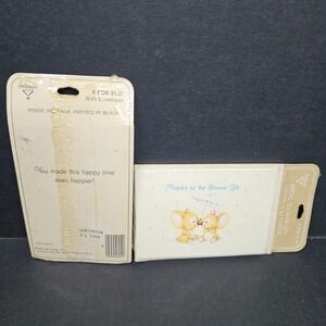 Ambassador Bridal Shower Thank You Cards Koala Bear Vintage Two 8 Packs (16) New